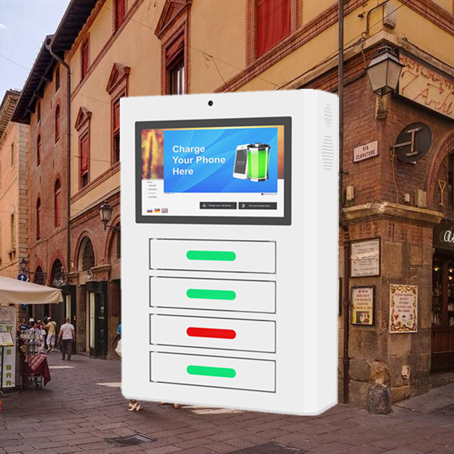 Self Service Cell Phone Charging Stations , Four Doors Intelligent