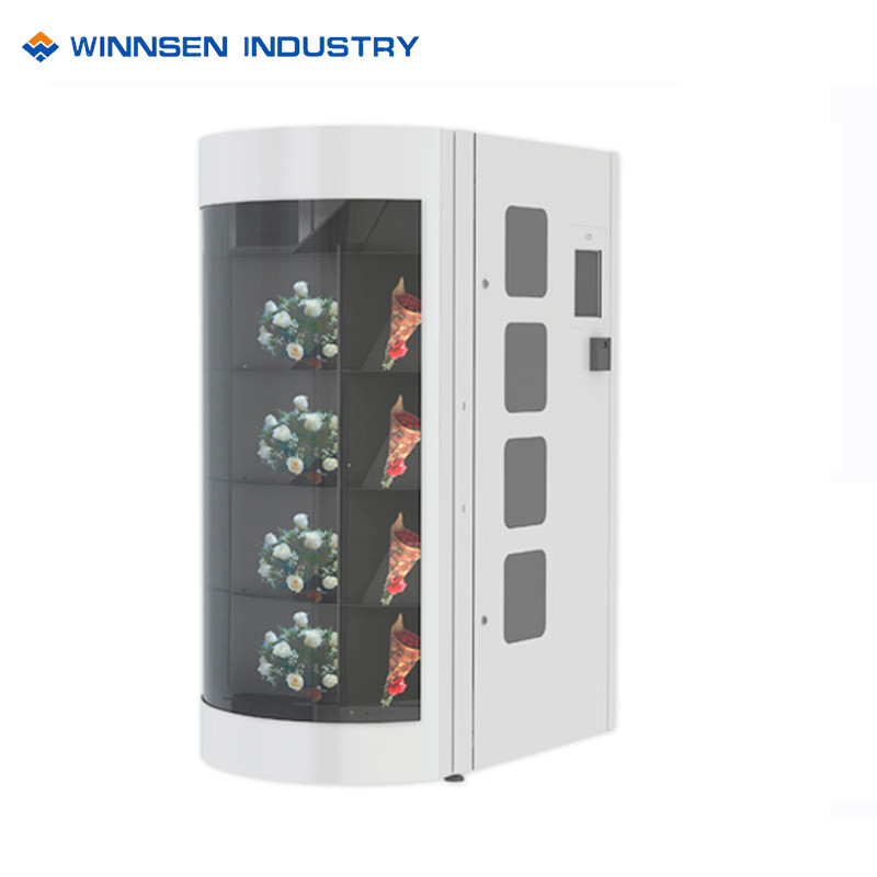 Humidify Temperature Control Flower Vending Machine With Lcd Touch Screen