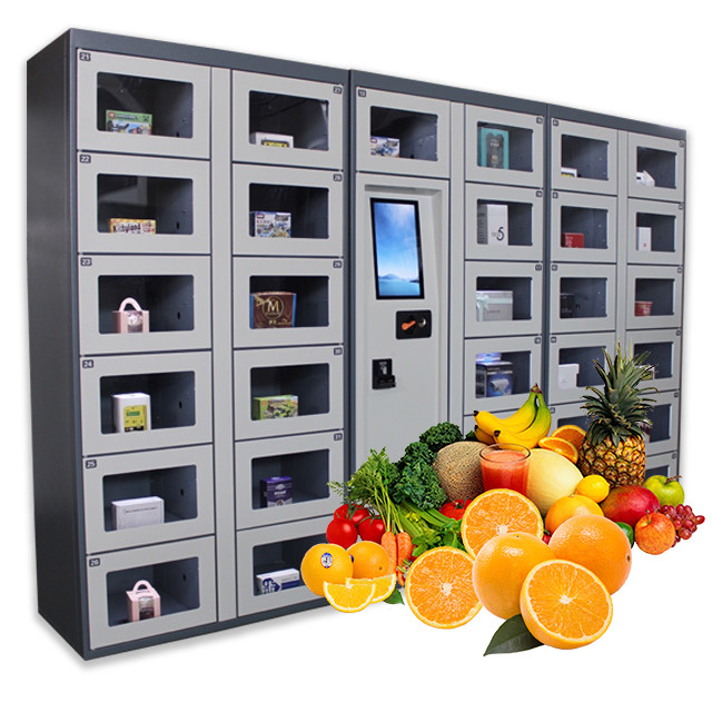 Fast Food Vending Lockers Remote Management Smart Food Lockers With