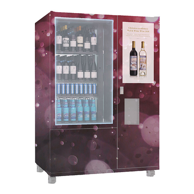 Intelligent Wine Vending Machine Whiskey Beer Red Elevator For France 22 Inch
