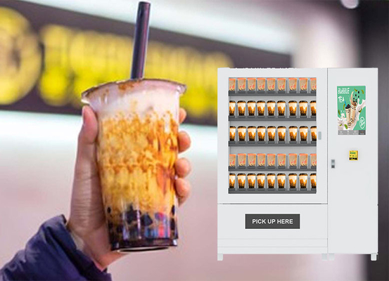 OEM Bubble Milk Tea Vending Machine With 22 Inch LCD
