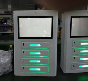Electric Coin Payment Commercial Cell Phone Charging Stations With Fast Charging Technology