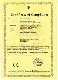 China Winnsen Industry Co., Ltd. certification
