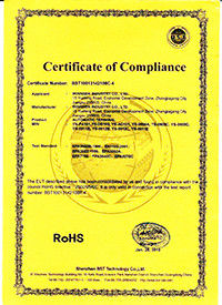 China Winnsen Industry Co., Ltd. certification