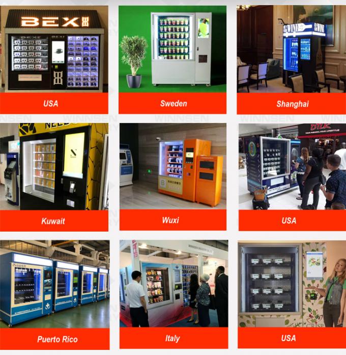 24 Hours Self Service Winnsen Vending Machine Remote Control Function