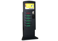 19 inch Touch Screen Mobile Cell Phone Charging Station with Digital Lockers Network Digital Signage
