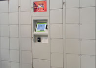 Coin Operated  Airport Luggage Storage Locker with Industry Computer 15 inch Touch Screen