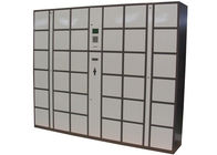 Steel Electronic Luggage Lockers Box Station with 36 Doors Large Size Smart Cards Integrated