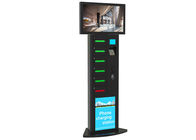 Customized Coin Operated Multi Phone Charging Station Kiosk with 32 inch LCD Digital Signage
