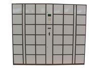 CE 36 Doors Large Size Steel Luggage Lockers , Password Electronic Office Lockers Box with LCD Screen