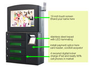 Airport / Hospital / College Cell Charging Kiosk, Wall Mount Phone Charging Station High Durability for Public