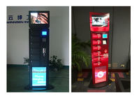 LCD Advertising Display Mobile Charging Kiosk Electronic Locker System