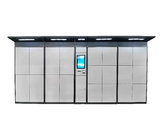Smart Touch Screen Takeaway Parcel Locker Electronic Cabinet Outdoors For Public Places