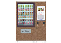CE FCC ISO approved salad vending machine with remote control function