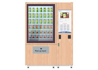 Advanced health salad vending machine with lift system and remote control function
