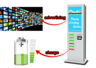 42 Inch LCD Digital Signage Cell Phone Fast Charging Station Kiosk  with 6 Secured Safe Doors