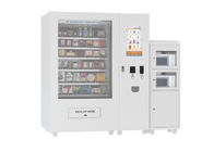 Multiple Payments Snack Hot Food Bread Vending Machine With Microwave Locker