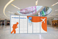 RFID Parcel Combination Delivery Locker For Shopping Mall Station And Airport with Remote Control Platform Non touch use