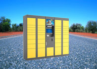 Electric Digital Parcel Delivery Lockers For Retail Store Intelligent 15 Inch Touch Screen