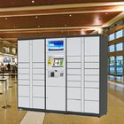 White Smart Parcel Distribution Delivery Locker With Networking Management System