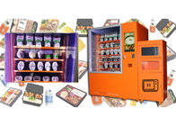 Refrigerated Cooling Food Vending Machine , Healthy Meal Vending Machine With Microwave