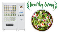 Touch Screen Refrigerated Salad Vending Machine , Healthy Food Vending Locker With Lift