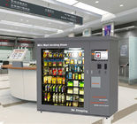 Cash Operated Refrigerated Drink Beer Wine Milk Soda Juice Cheese Vending Machine with Large Screen and Remote Control