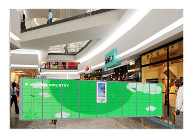 No Touch 300 Digital Lockers Intelligent Parcel Delivery Lockers And Laundry Locker With Touch Screen