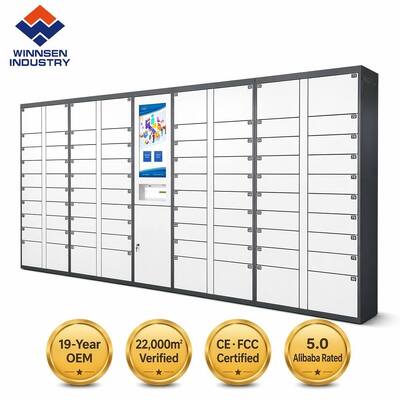 Quality  Winnsen 24/7 Self-service Smart Parcel Locker with 600 Doors and Cloud Remote Management factory