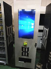 Coin Bill Operated Refrigerated Soft Drink Milk Beer Biscuit Books Magazines Vending Machine with Touch Screen