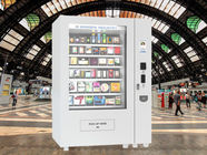 Wine Beer Cola Bottle Juice Automatic Vending Machine Kiosk With Touch Screen and Refrigerator