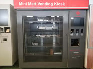 Wine Beer Cola Bottle Juice Automatic Vending Machine Kiosk With Touch Screen and Refrigerator