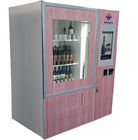 Touch Screen Red Wine Conveyor with Elevator Vending Machine Kiosk With Multi Languages UI Steel Body Special Deisgn