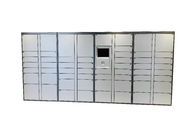 Smart Luggage Storage Rental Locker With Coin Bill Credit Card Payment For Supermarket