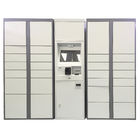 Smart Luggage Storage Rental Locker With Coin Bill Credit Card Payment For Supermarket