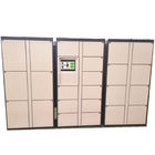 Electronic Storage Airport Bus Station Lockers PIN Code Barcode Access
