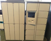 24 Doors Steel Luggage Lockers , Smart Locker Storage Cabinet Large Size