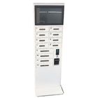 Quick Charger Public Cell Phone Charging Stations , White Mobile Phone Charging Kiosk