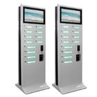 Airport Android Free Charge Cell Phone Charging Stations Kiosks Advertising With 12 Lockers