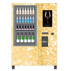 Automatic Self-service Large screen sparkling wine beer champagne  bottle can Vending Machine for Security Equipment