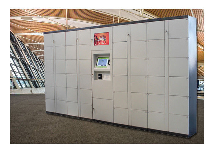 Airport Used Smart Electronic Luggage Lockers With Steel Enclosure