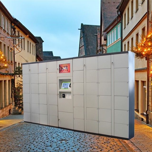 Electronic Storage Luggage Lockers , Airport Lockers PIN Code Barcode