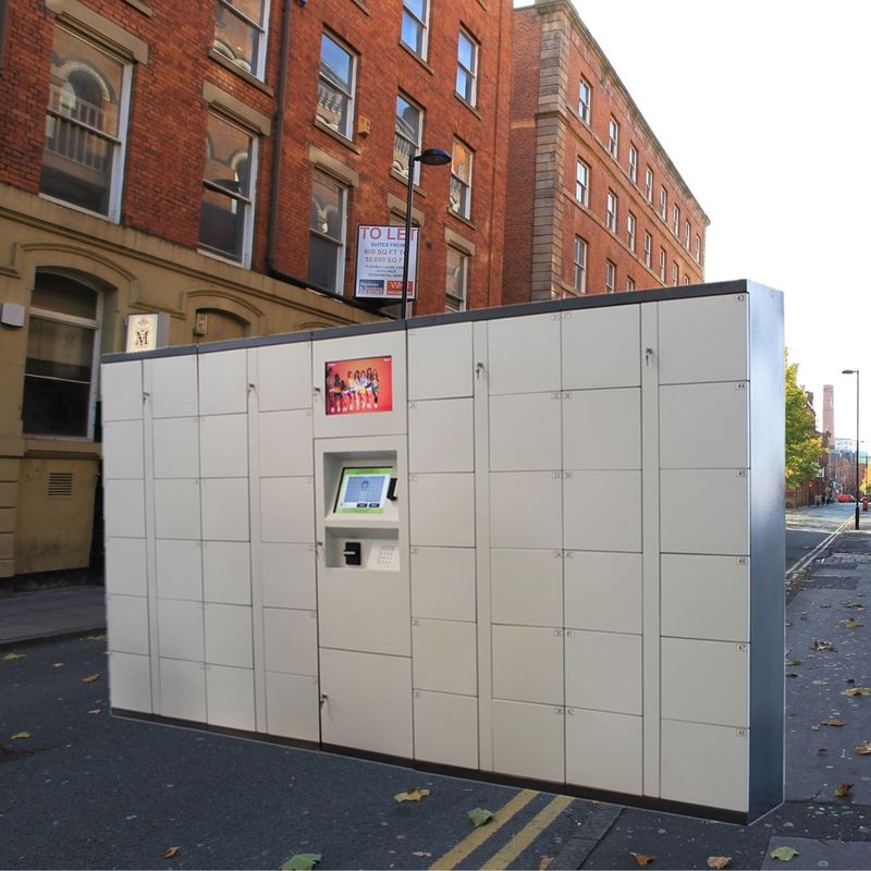 Rental Luggage Lockers With Multi Language UI And Remote Control Platform