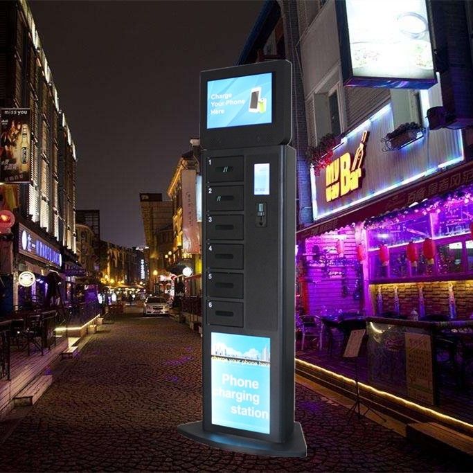 Language Custom Free Cell Phone Charging Stations Restaurant Advertising