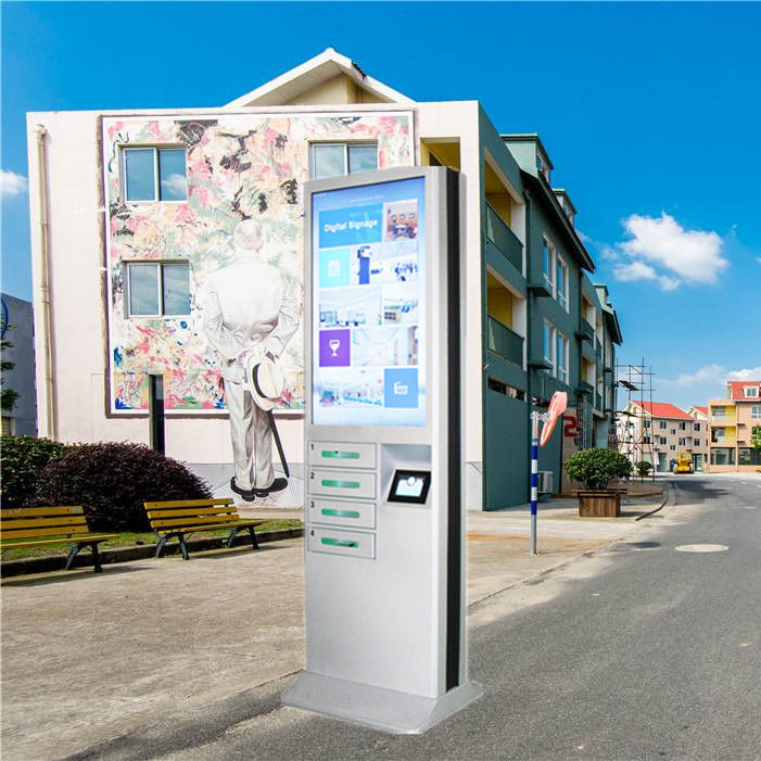 Outdoor Usb Fast Charging Cell Phone Charging Stations Kiosk Locker 6