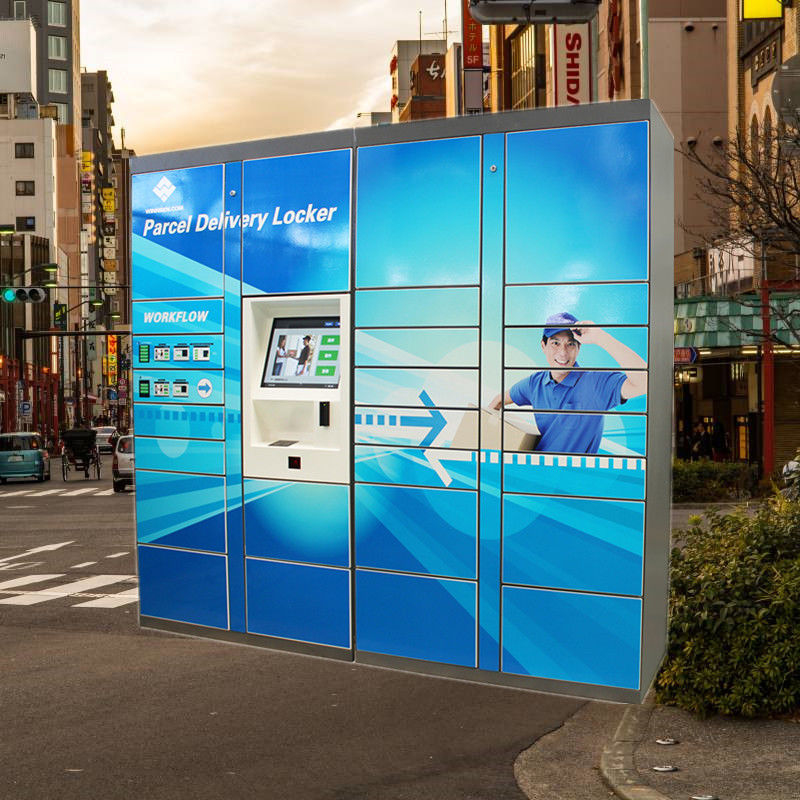 Intelligent Logistics Parcel Delivery Lockers With Online Shopping