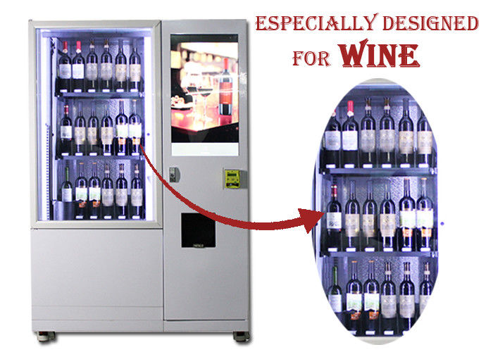 Automatic Elevator Red Wine Bottle Vending Machine With Lift And
