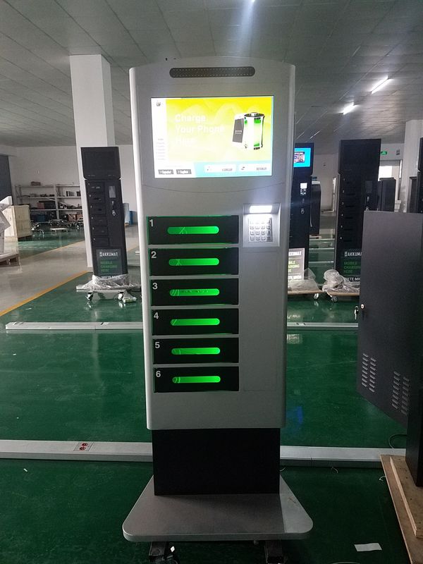Winnsen High End Vending Public Mobile Phone Charging Kiosk Floor