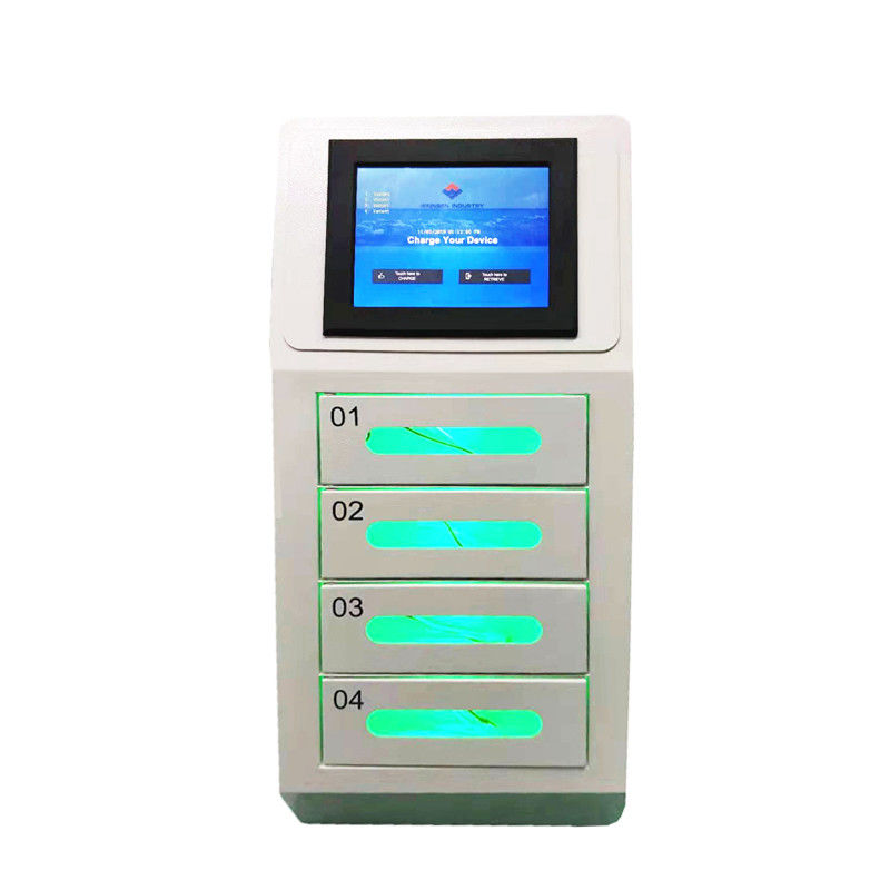 Wall Mounted Mobile Phone Charging Station with 4 Digital Lock Doors