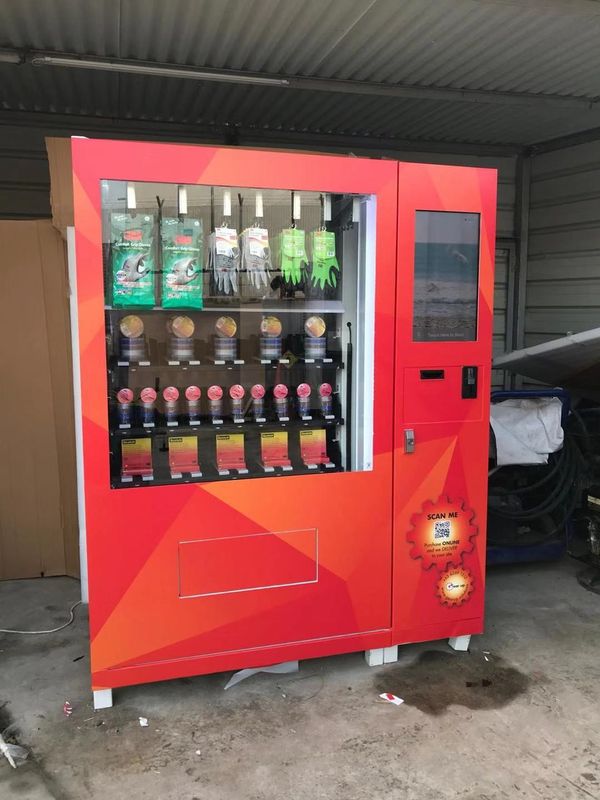 Customized Size Mini Mart Vending Machine , Industrial Tool Vending Machine